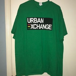 Urban Exchange 2XL green T-shirt